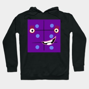 Number Block 6 Face Design Hoodie